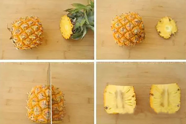 菠萝去皮最简单的方法